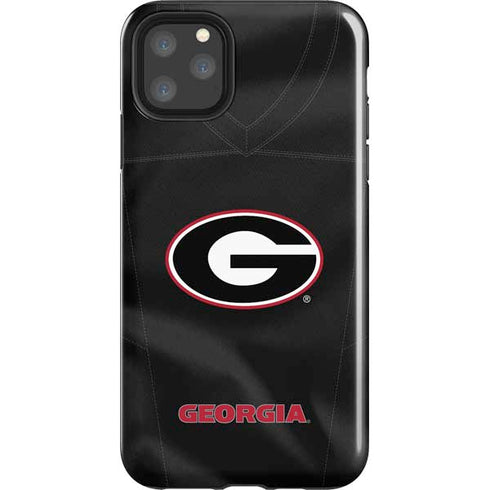 University of Georgia Black Jersey iPhone 11 Pro Max Impact Case