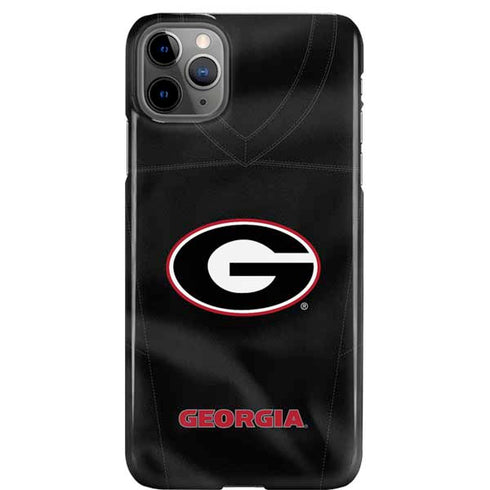University of Georgia Black Jersey iPhone 11 Pro Max Lite Case