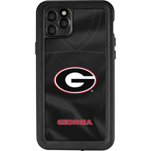 University of Georgia Black Jersey iPhone 11 Pro Max Waterproof Case