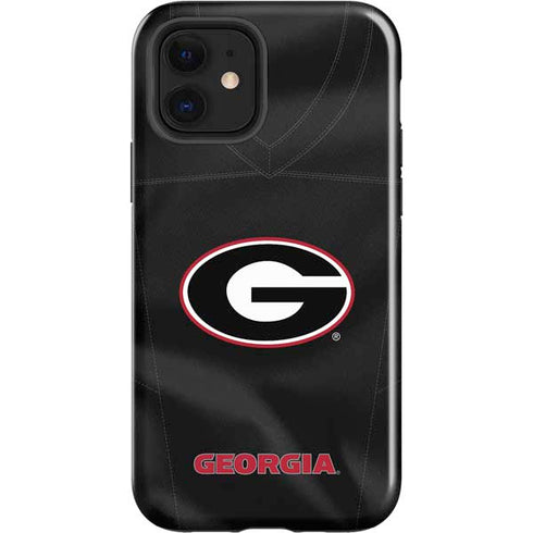 University of Georgia Black Jersey iPhone 12 Impact Case