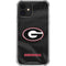University of Georgia Black Jersey iPhone 12 Mini Clear Case