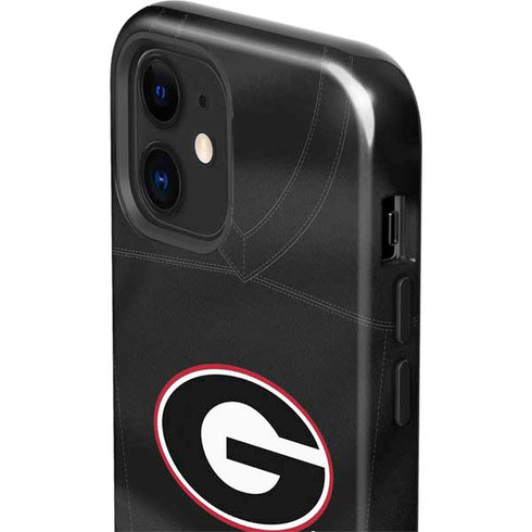 University of Georgia Black Jersey iPhone 12 Mini Impact Case