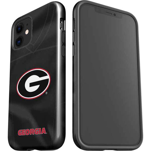 University of Georgia Black Jersey iPhone 12 Mini Impact Case