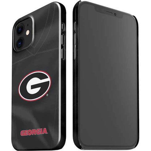 University of Georgia Black Jersey iPhone 12 Mini Lite Case