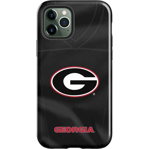 University of Georgia Black Jersey iPhone 12 Pro Max Impact Case
