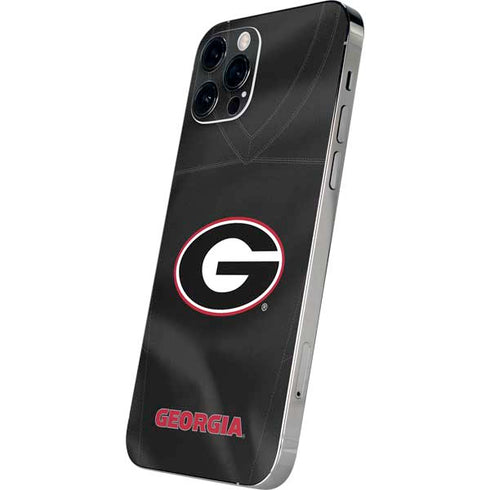 University of Georgia Black Jersey iPhone 12 Pro Max Skin