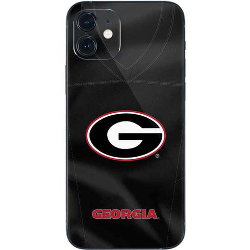 University of Georgia Black Jersey iPhone 12 Skin