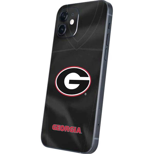 University of Georgia Black Jersey iPhone 12 Skin