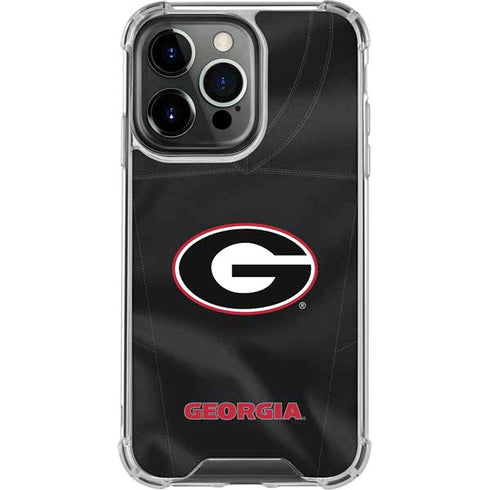 University of Georgia Black Jersey iPhone 13 Pro Clear Case