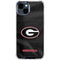 University of Georgia Black Jersey iPhone 14 Plus Clear Case
