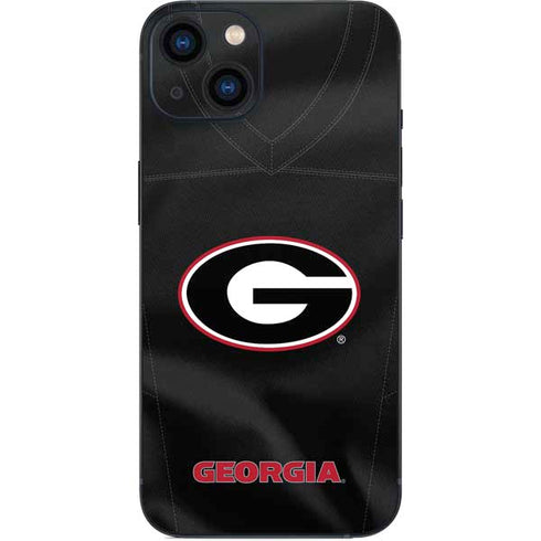University of Georgia Black Jersey iPhone 14 Plus Skin