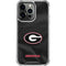 University of Georgia Black Jersey iPhone 14 Pro Clear Case