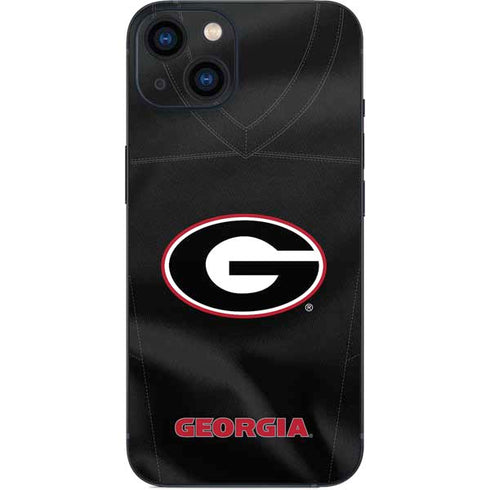 University of Georgia Black Jersey iPhone Skins