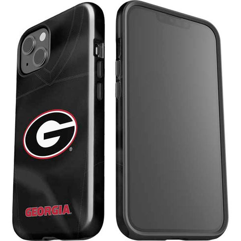 University of Georgia Black Jersey iPhone 15 Plus Impact Case