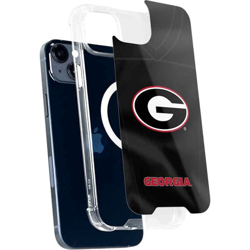 University of Georgia Black Jersey iPhone 15 Plus MagSafe Case