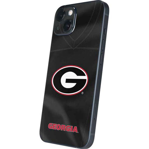University of Georgia Black Jersey iPhone 15 Plus Skin