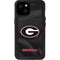 University of Georgia Black Jersey iPhone 15 Plus Waterproof Case