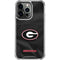 University of Georgia Black Jersey iPhone 15 Pro Clear Case