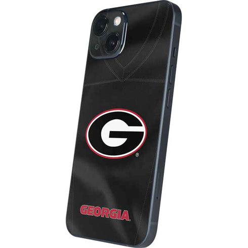 University of Georgia Black Jersey iPhone 15 Skin