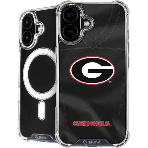 University of Georgia Black Jersey iPhone 16 MagSafe Case