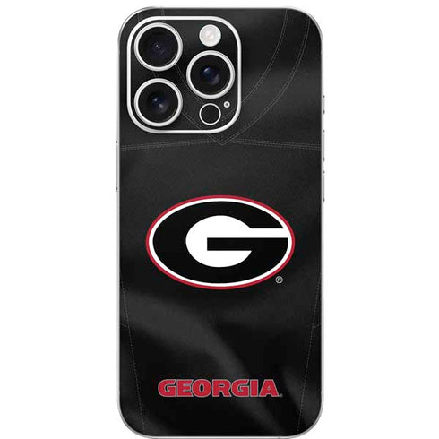 University of Georgia Black Jersey iPhone 16 Pro Skin