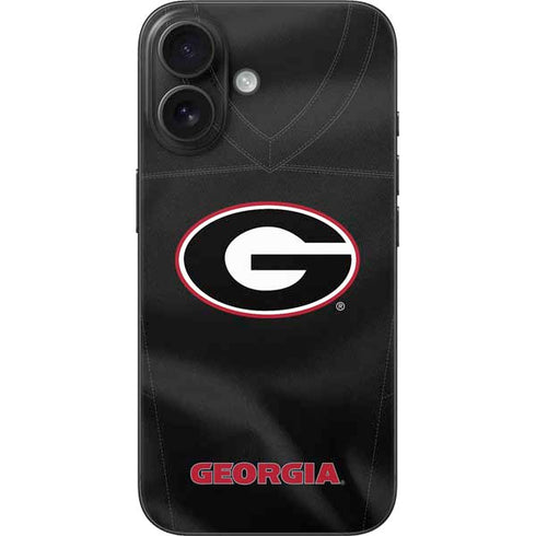 University of Georgia Black Jersey iPhone 16 Skin