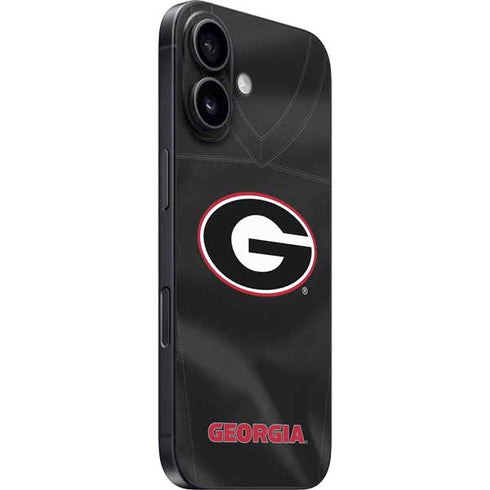 University of Georgia Black Jersey iPhone 16 Skin