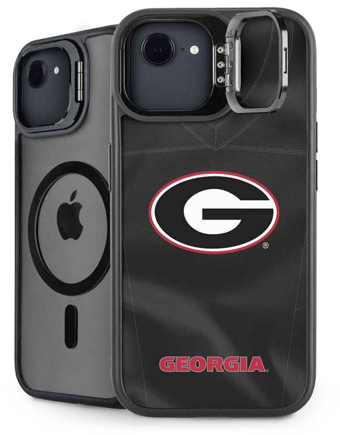 University of Georgia Black Jersey iPhone 16e Kickstand Case