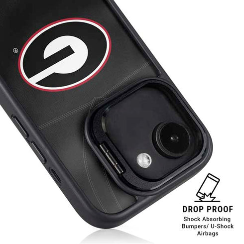 University of Georgia Black Jersey iPhone 16e Kickstand Case