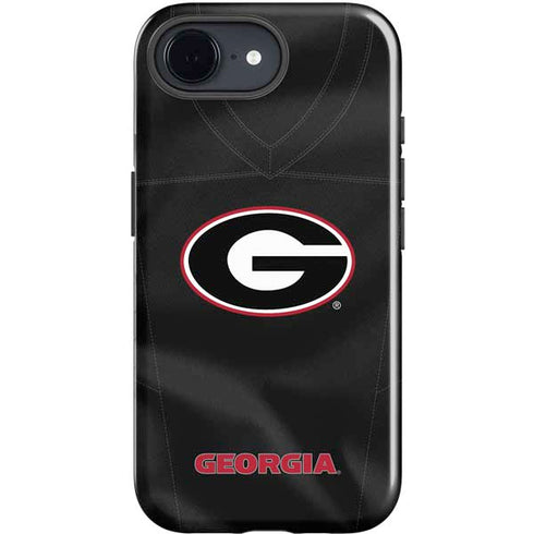 University of Georgia Black Jersey iPhone 16e Impact Case