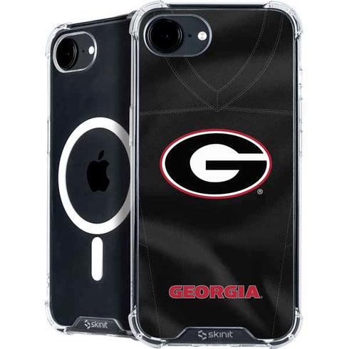 University of Georgia Black Jersey iPhone 16e MagSafe Case