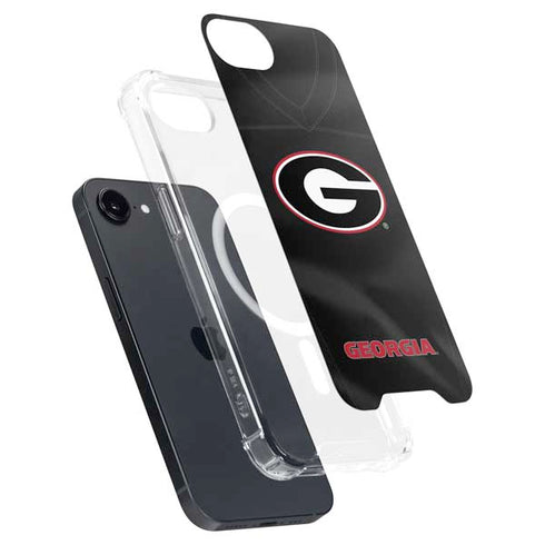 University of Georgia Black Jersey iPhone 16e MagSafe Case