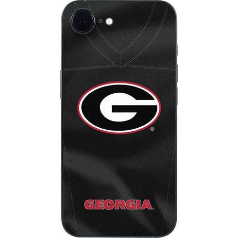 University of Georgia Black Jersey iPhone 16e Skin