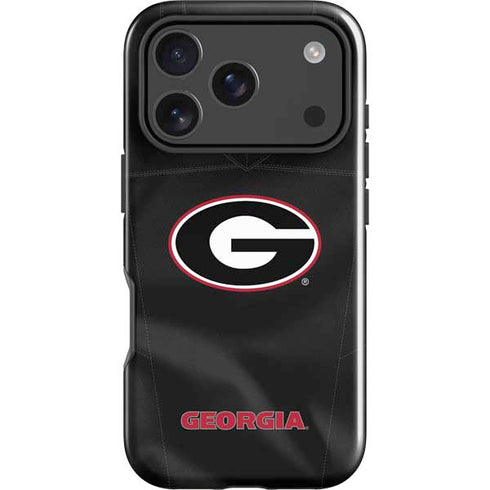 University of Georgia Black Jersey iPhone 18 Pro Impact Case