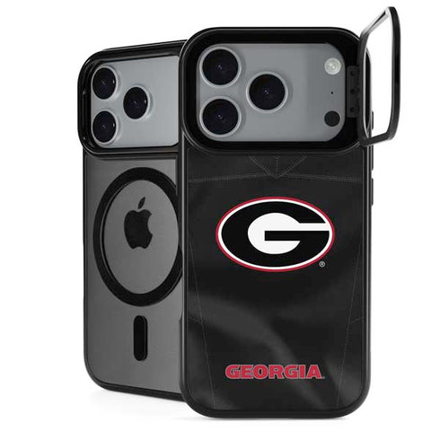 University of Georgia Black Jersey iPhone 18 Pro Max Kickstand Case