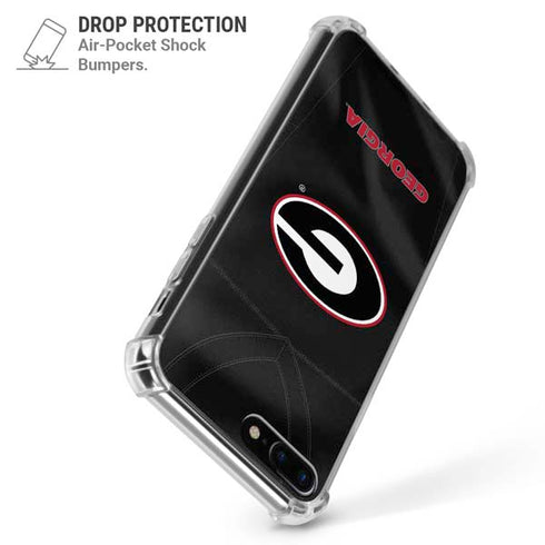 University of Georgia Black Jersey iPhone 7/8 Plus Clear Case