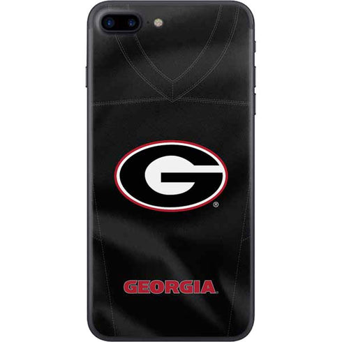 University of Georgia Black Jersey iPhone 8 Plus Skin