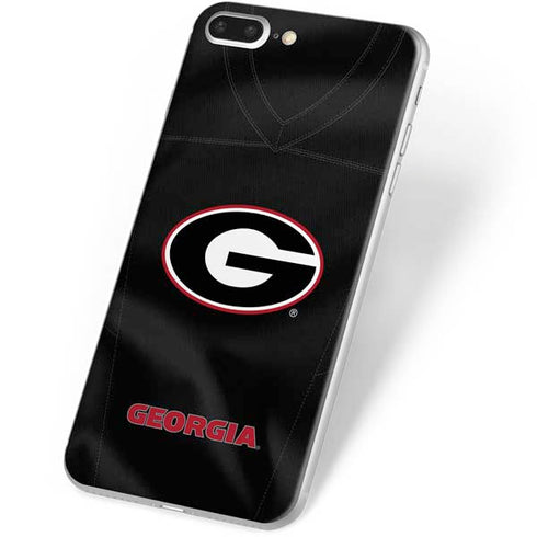 University of Georgia Black Jersey iPhone 8 Plus Skin