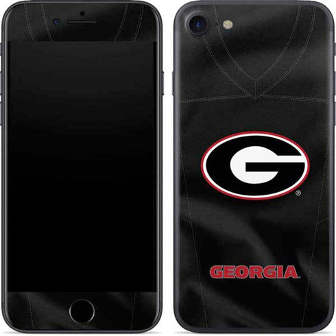 University of Georgia Black Jersey iPhone 8 Skin