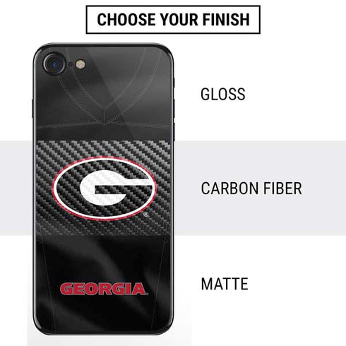 University of Georgia Black Jersey iPhone SE (2nd & 3rd Gen) Skin