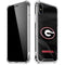 University of Georgia Black Jersey iPhone X/XS Clear Case