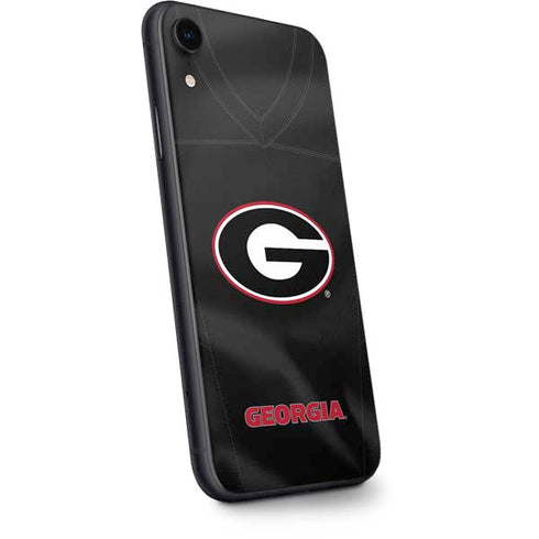 University of Georgia Black Jersey iPhone XR Skin