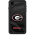 University of Georgia Black Jersey iPhone XR Waterproof Case