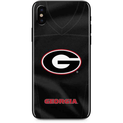 University of Georgia Black Jersey iPhone XS Max Skin
