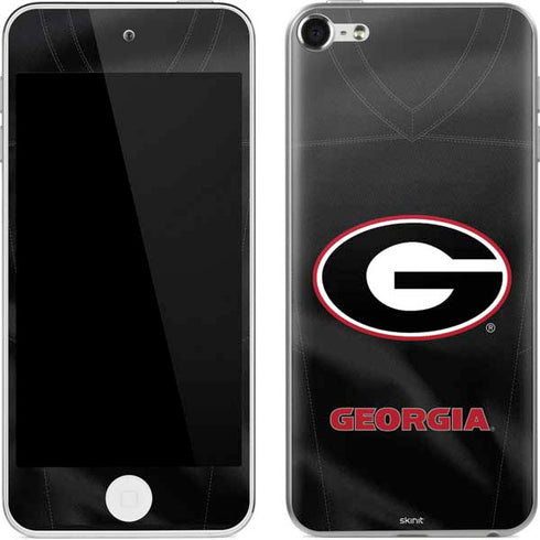 University of Georgia Black Jersey Apple iPod Skin