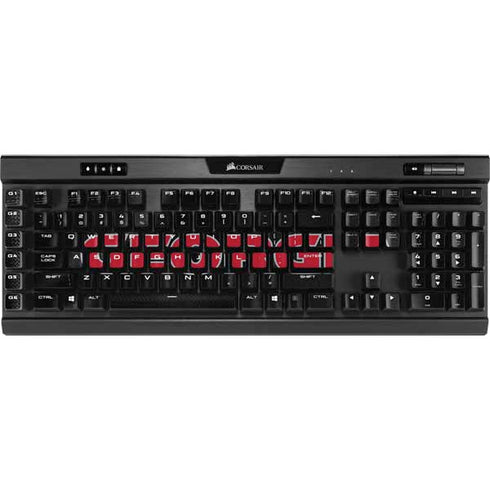 University of Georgia Black Jersey K95 RGB PLATINUM Mechanical Gaming Keyboard Skin