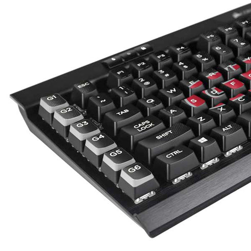 University of Georgia Black Jersey K95 RGB PLATINUM Mechanical Gaming Keyboard Skin