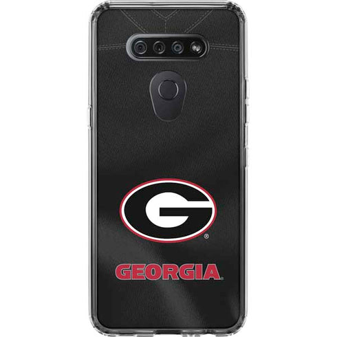 University of Georgia Black Jersey LG K51/Q51 Clear Case