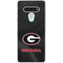 University of Georgia Black Jersey LG Stylo 6 Clear Case