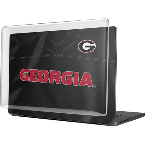 University of Georgia Black Jersey MacBook Pro 16in (2021-25) Case plus Skin